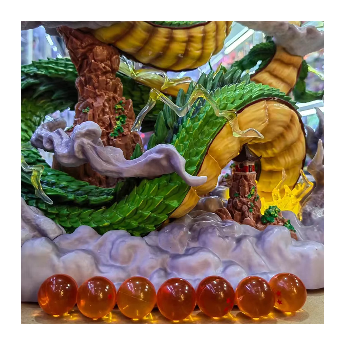 Bandai Dragon Ball Z Anime Figuren Set mit Shenron und Goku aus Kunststoff, mehrfarbig, Höhe: 50 cm - Bild 4