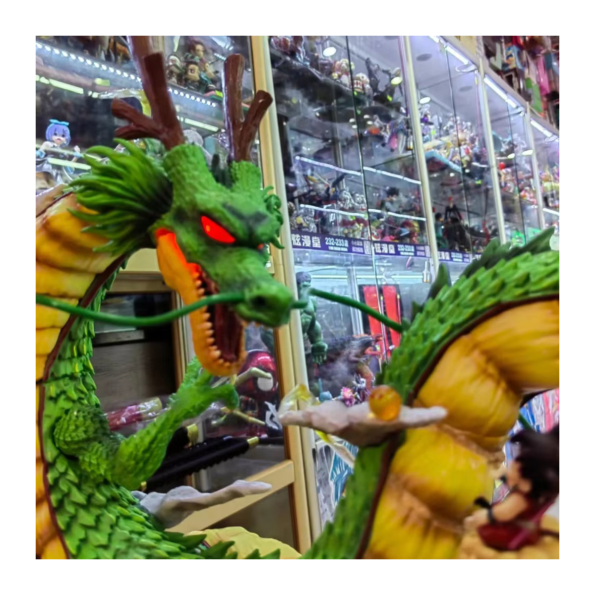 Bandai Dragon Ball Z Anime Figuren Set mit Shenron und Goku aus Kunststoff, mehrfarbig, Höhe: 50 cm - Bild 6