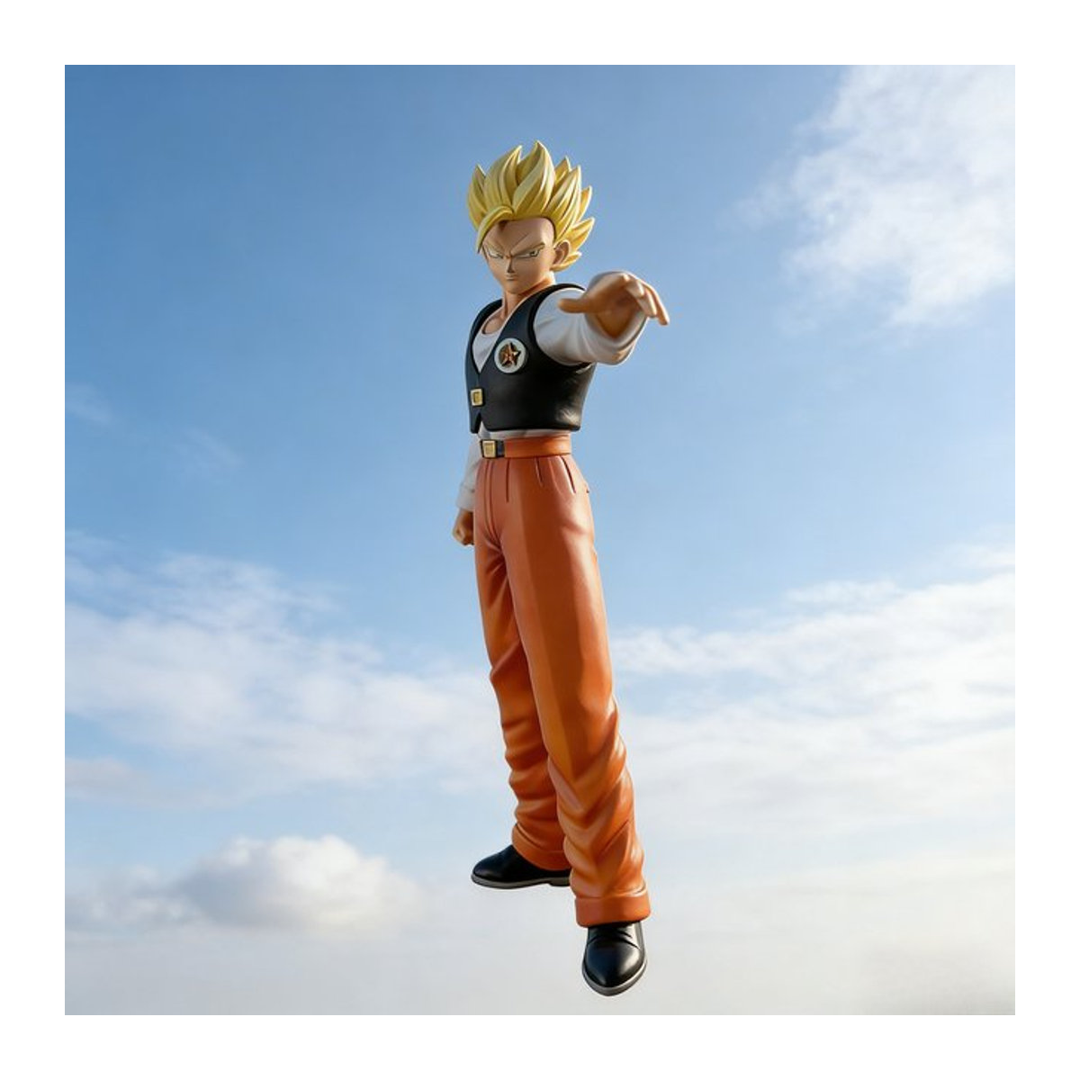 Bandai Dragon Ball Z Anime Gohan Figur Super Saiyajin Son Gohan Actionfigur aus Kunststoff, mehrfarbig, Höhe: 31 cm - Bild 1
