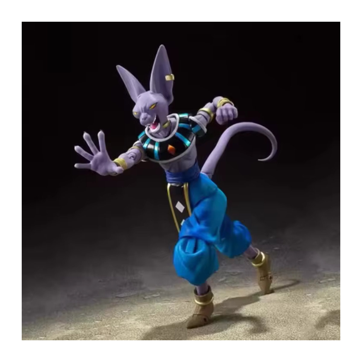 Bandai Dragon Ball Z Beerus Super God Of Destruction Anime-Figur aus PVC in Lila - Bild 3