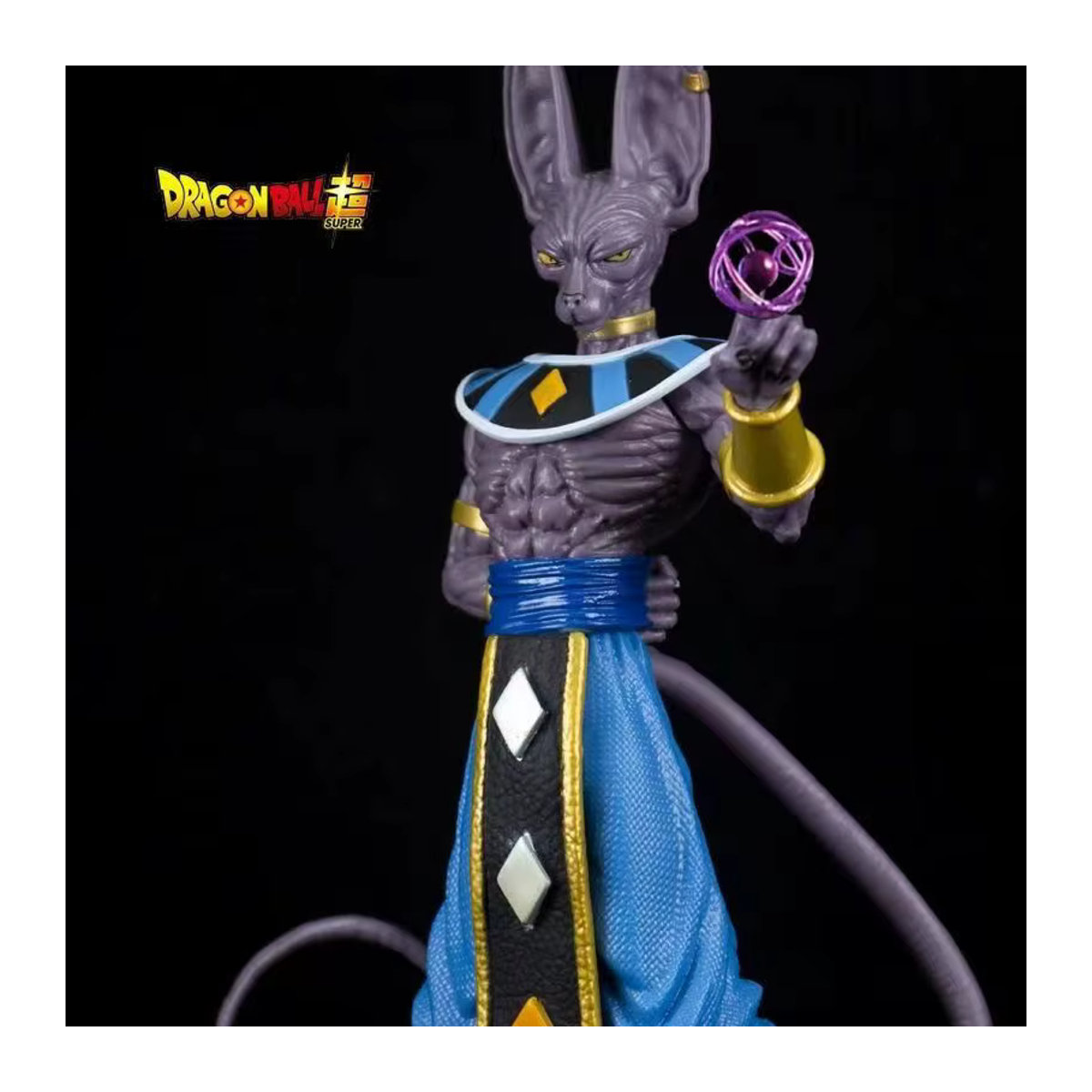Bandai Dragon Ball Z Beerus Super Gott der Zerstörung Actionfigur, lila, Höhe: 30 cm - Bild 3