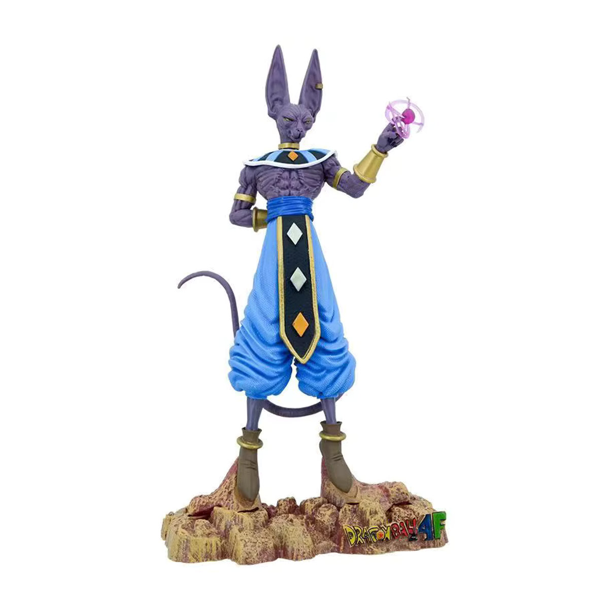 Bandai Dragon Ball Z Beerus Super Gott der Zerstörung Actionfigur, lila, Höhe: 30 cm - Bild 6