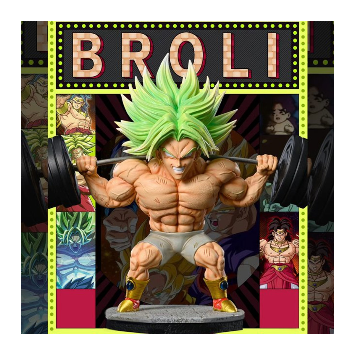 Bandai Dragon Ball Z Broly Actionfigur aus Kunststoff, mehrfarbig, Höhe: 16 cm - Bild 1