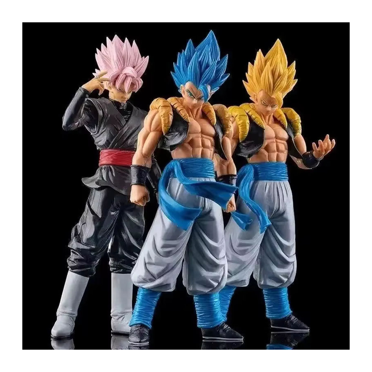 Bandai Dragon Ball Z Gogeta Super Saiyan Actionfigur aus PVC in Blau und Mehrfarbig, Höhe: 31 cm - Bild 6