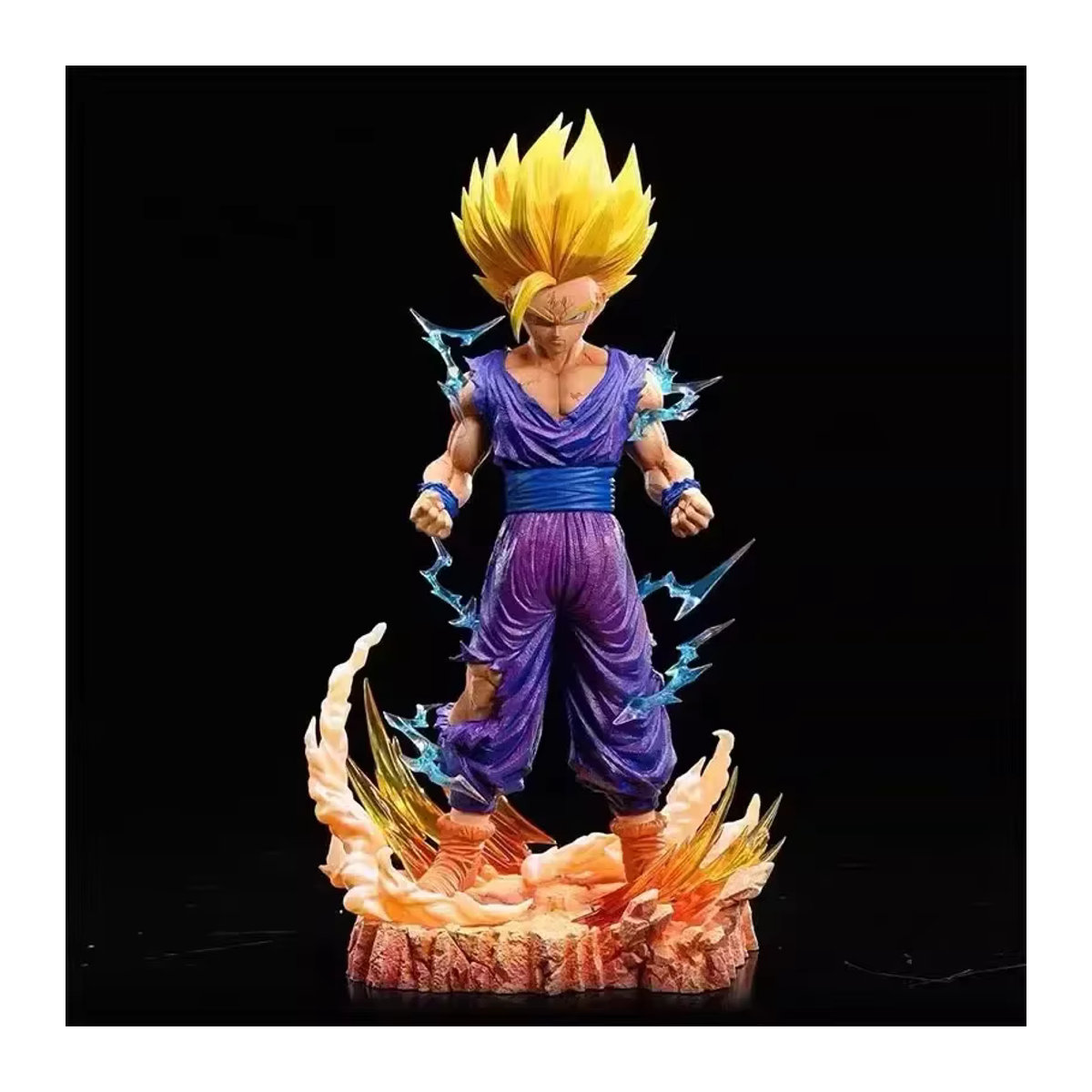 Bandai Dragon Ball Z Gohan Super Saiyan 2 Sammlerfigur aus Kunstharz, Höhe: 28 cm, mehrfarbig - Bild 6