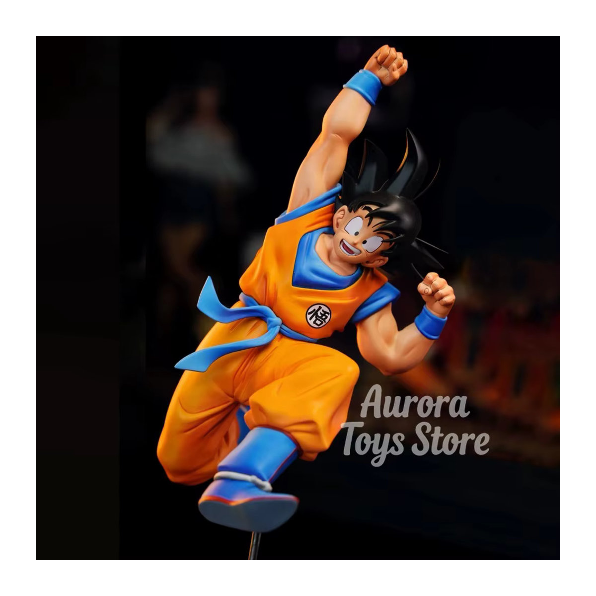 Bandai Dragon Ball Z Goku Actionfigur aus PVC in Orange, 25 cm Höhe - Bild 6