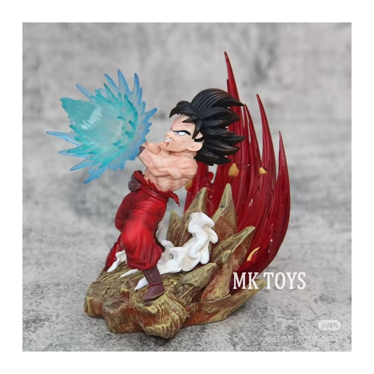 Bandai Dragon Ball Z Goku Actionfigur aus PVC, mehrfarbig, Höhe: 13 cm - Bild 3