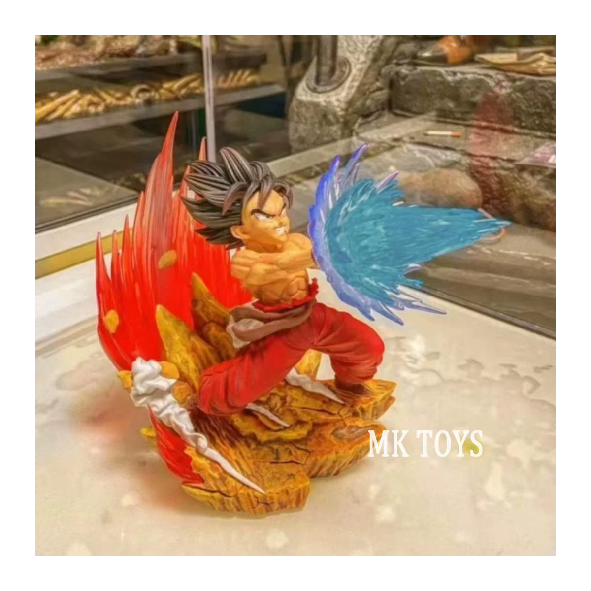 Bandai Dragon Ball Z Goku Actionfigur aus PVC, mehrfarbig, Höhe: 13 cm - Bild 6