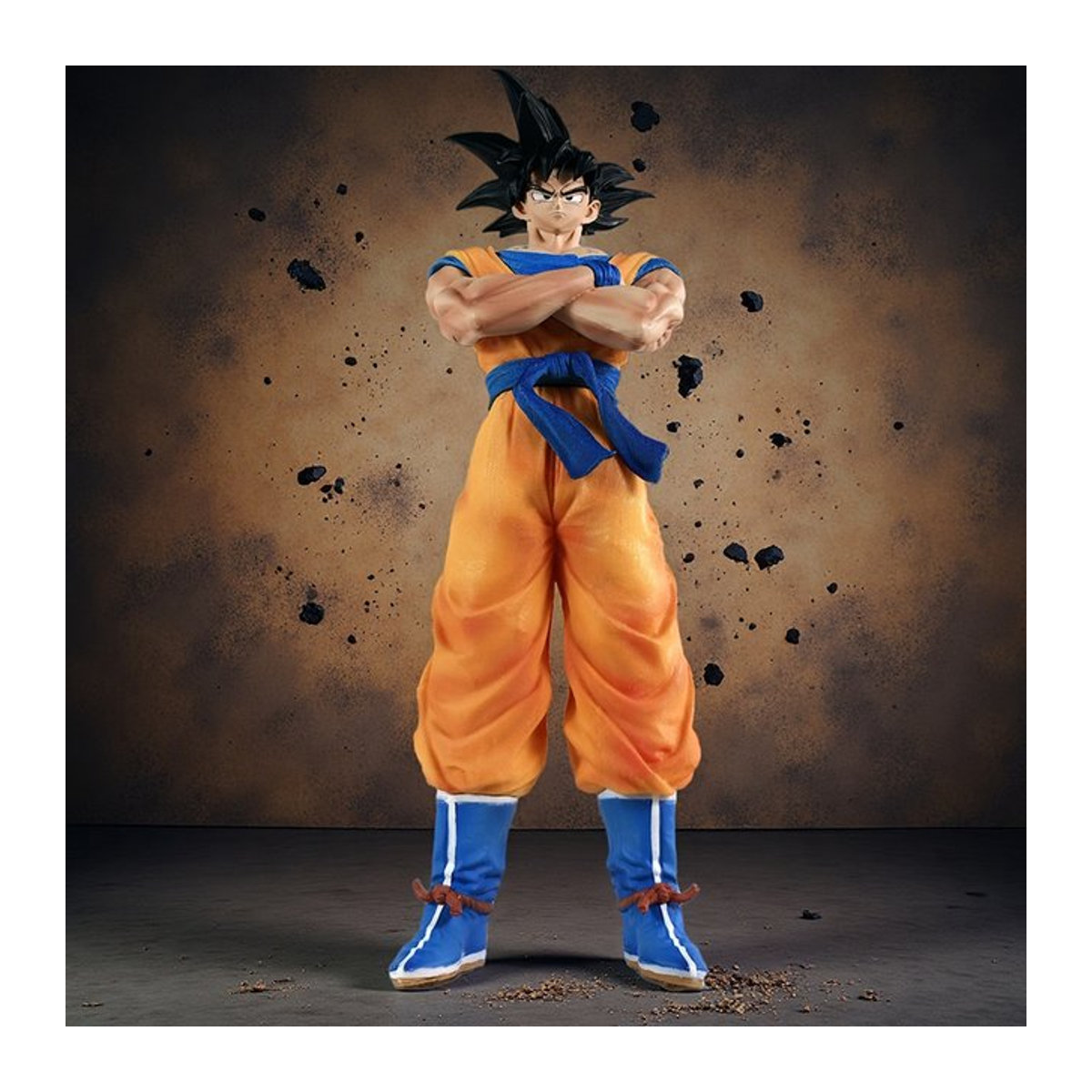Bandai Dragon Ball Z Goku Figur aus Kunststoff, Farbe: Orange, Höhe: 30 cm - Bild 1