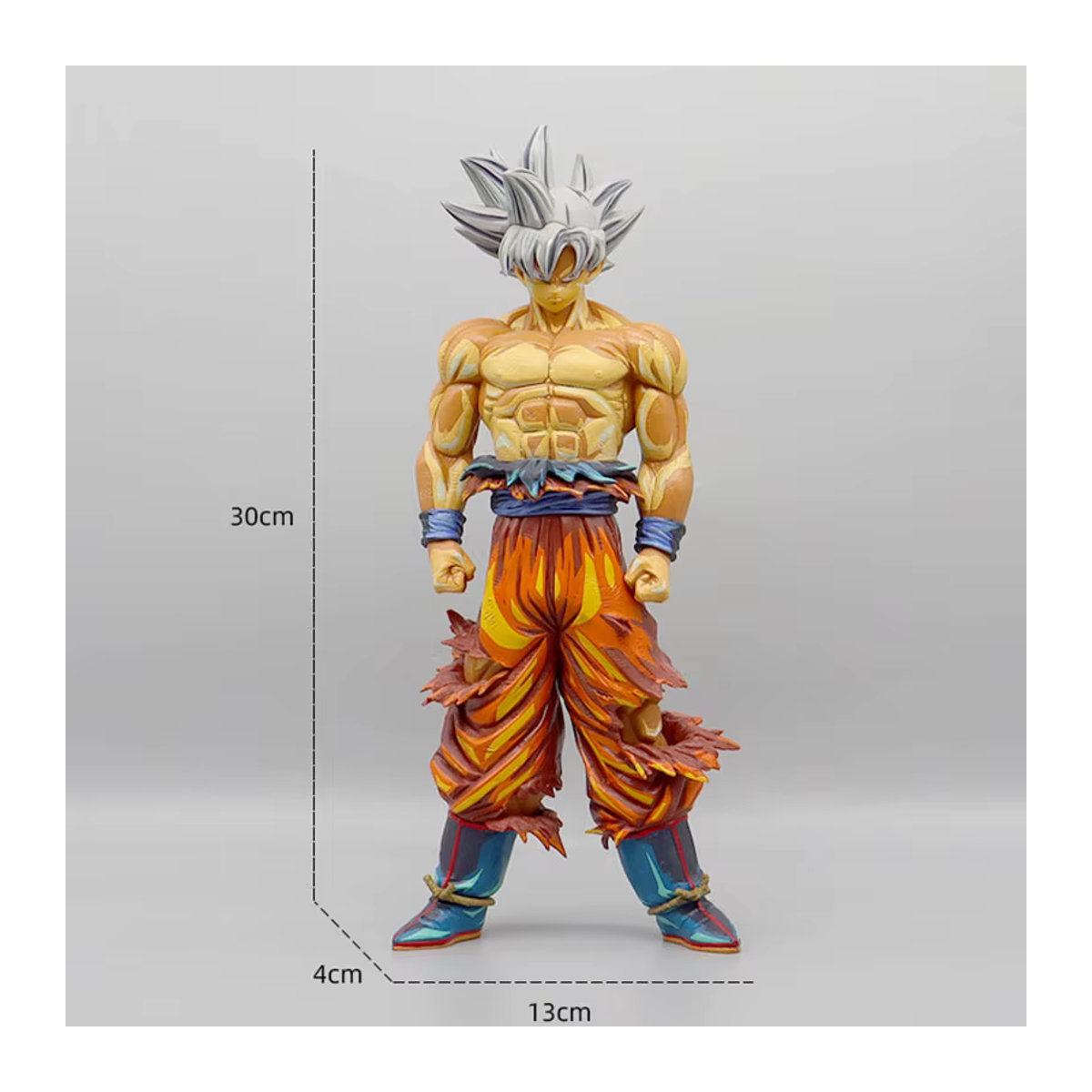 Bandai Dragon Ball Z Goku Ultra Instinct Actionfigur aus PVC, mehrfarbig, Höhe: 30 cm - Bild 6