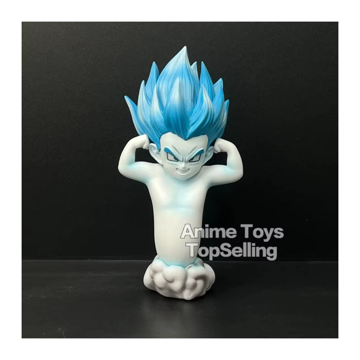Bandai Dragon Ball Z Gotenks Anime Figur in Weiß, Höhe: 14,5 cm, Nachtleuchtende Actionfigur aus Kunststoff - Bild 3