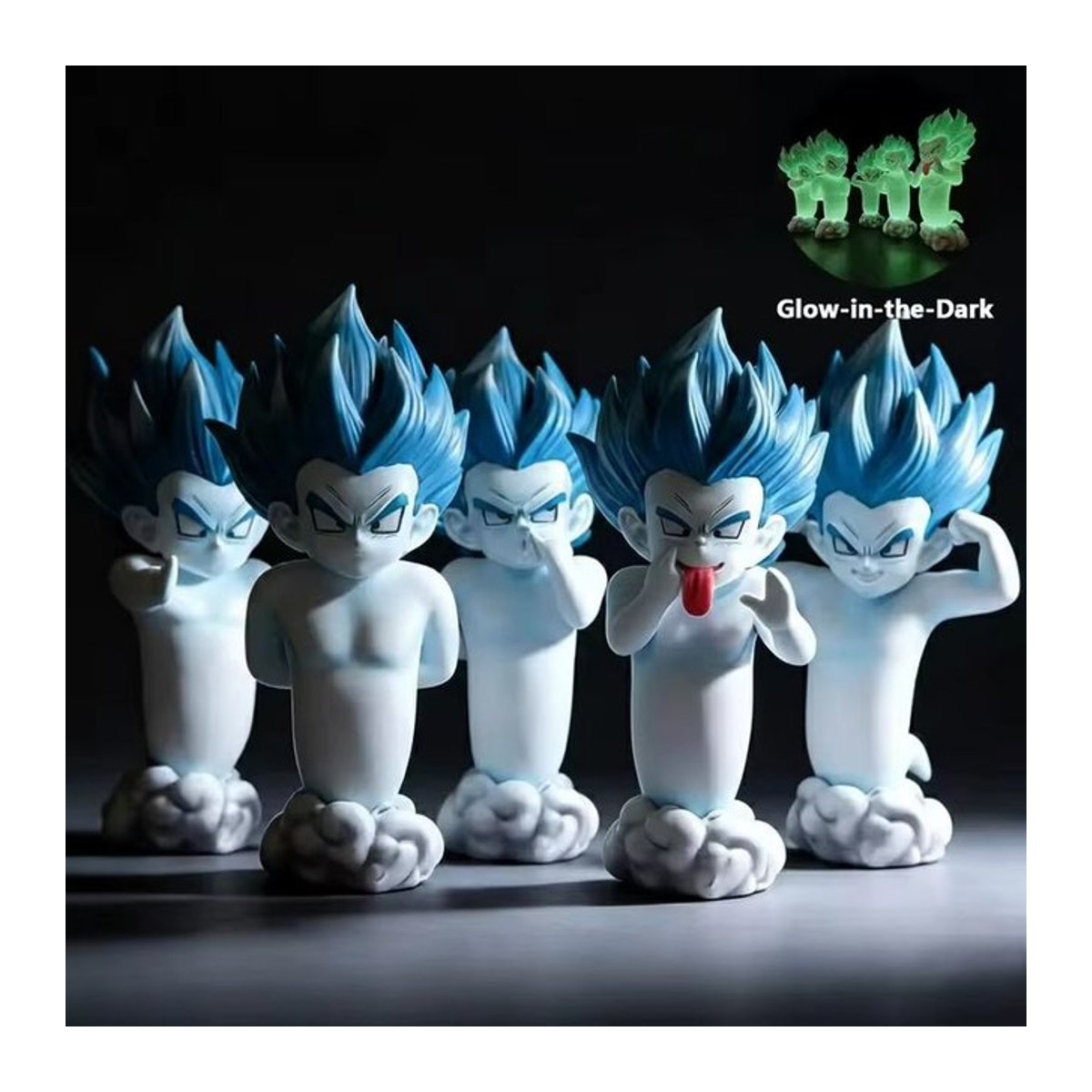 Bandai Dragon Ball Z Gotenks Geisterfigur Super Geister Kamikaze Angriff Actionfigur aus Kunststoff, weiß, Höhe: 14,5 cm - Bild 1