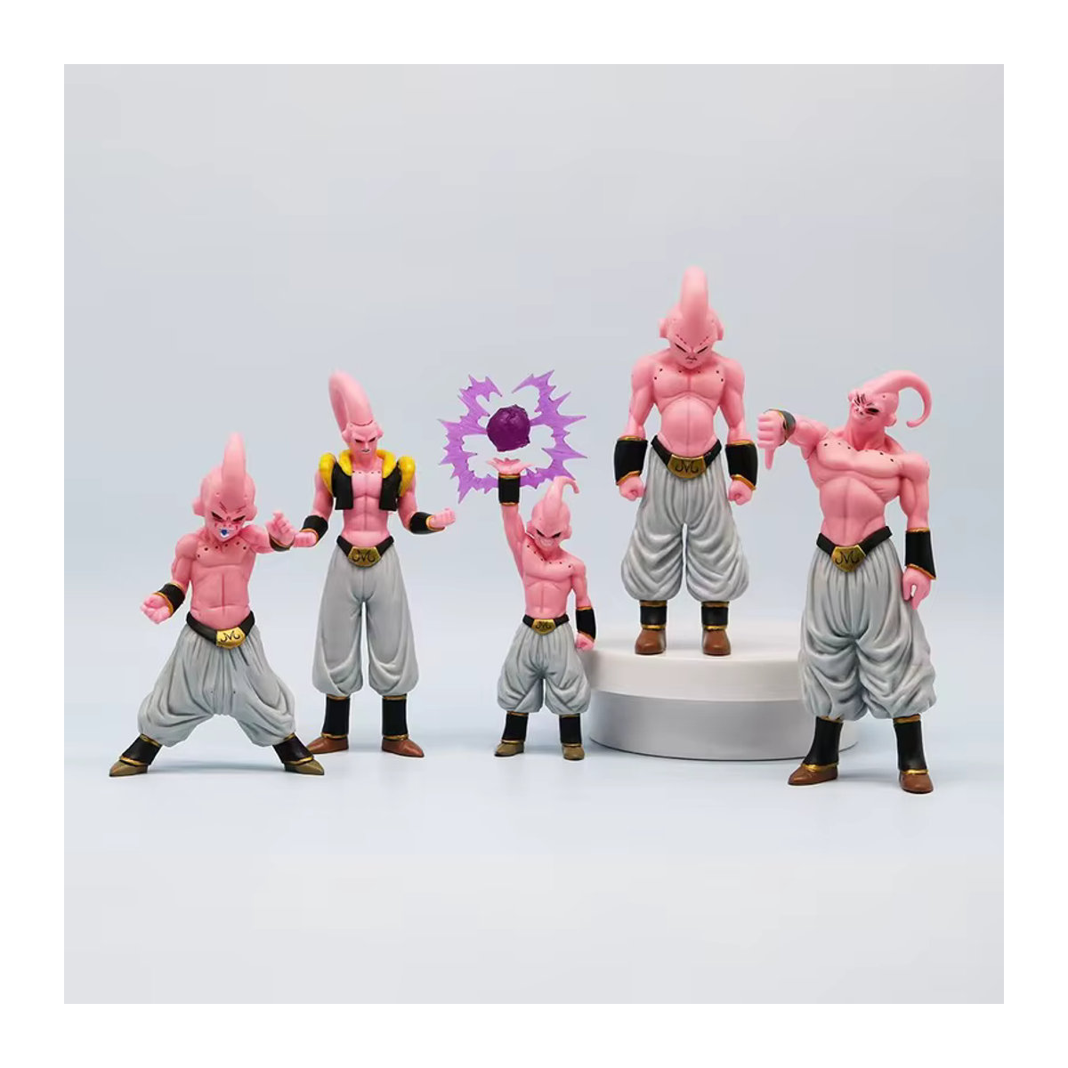 Bandai Dragon Ball Z Majin Buu Actionfiguren Set aus 8 Teilen, Super Saiyajin PVC Modell Figuren für Sammler und Kinder, mehrfarbig - Bild 3