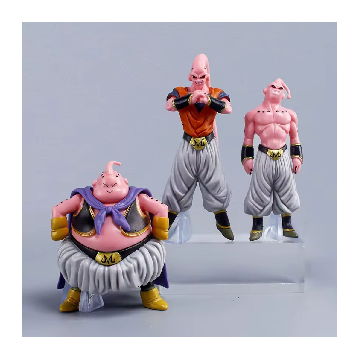 Bandai Dragon Ball Z Majin Buu Actionfiguren Set aus 8 Teilen, Super Saiyajin PVC Modell Figuren für Sammler und Kinder, mehrfarbig - Bild 4
