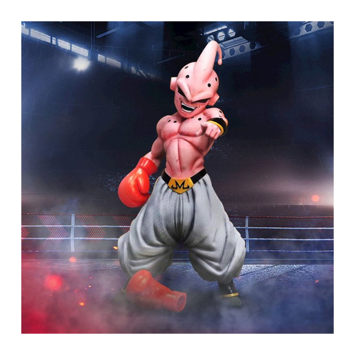 Bandai Dragon Ball Z Majin Buu Anime Figur aus Kunststoff in Rosa, Höhe: 19 cm - Bild 1