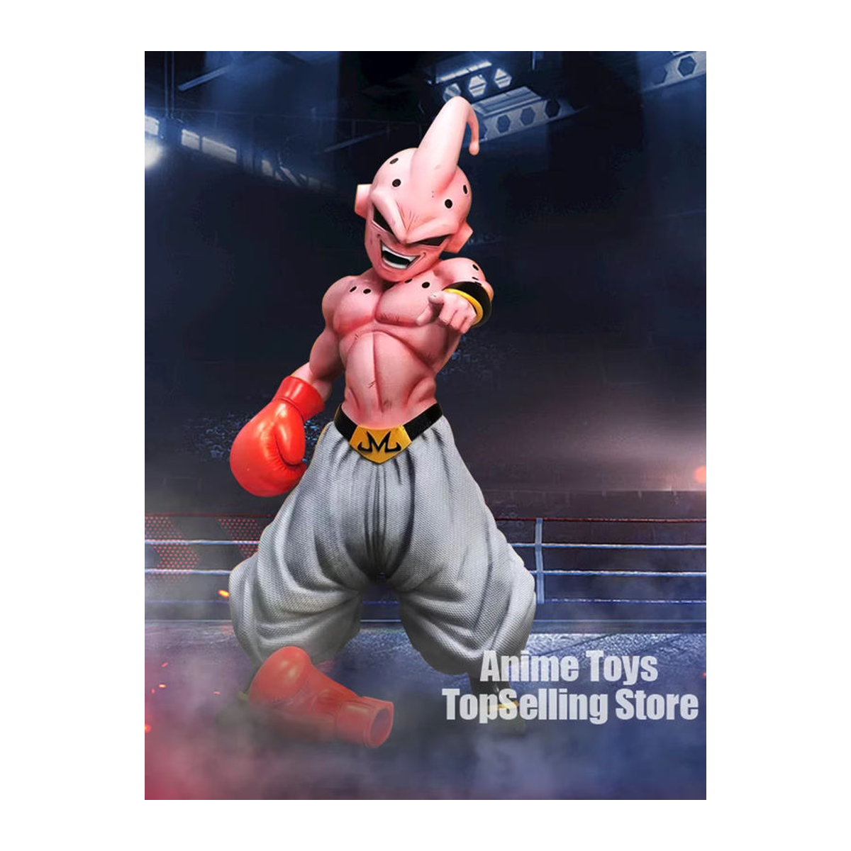 Bandai Dragon Ball Z Majin Buu Anime Figur aus Kunststoff in Rosa, Höhe: 19 cm - Bild 3