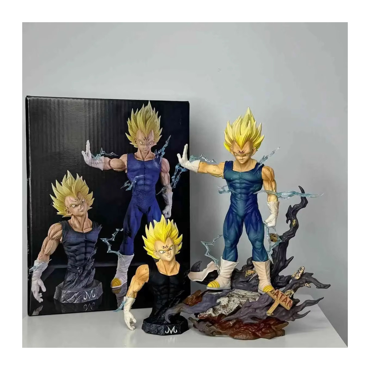 Bandai Dragon Ball Z Majin Vegeta Anime Figur aus Kunststoff, mehrfarbig, Höhe: 22 cm - Bild 4