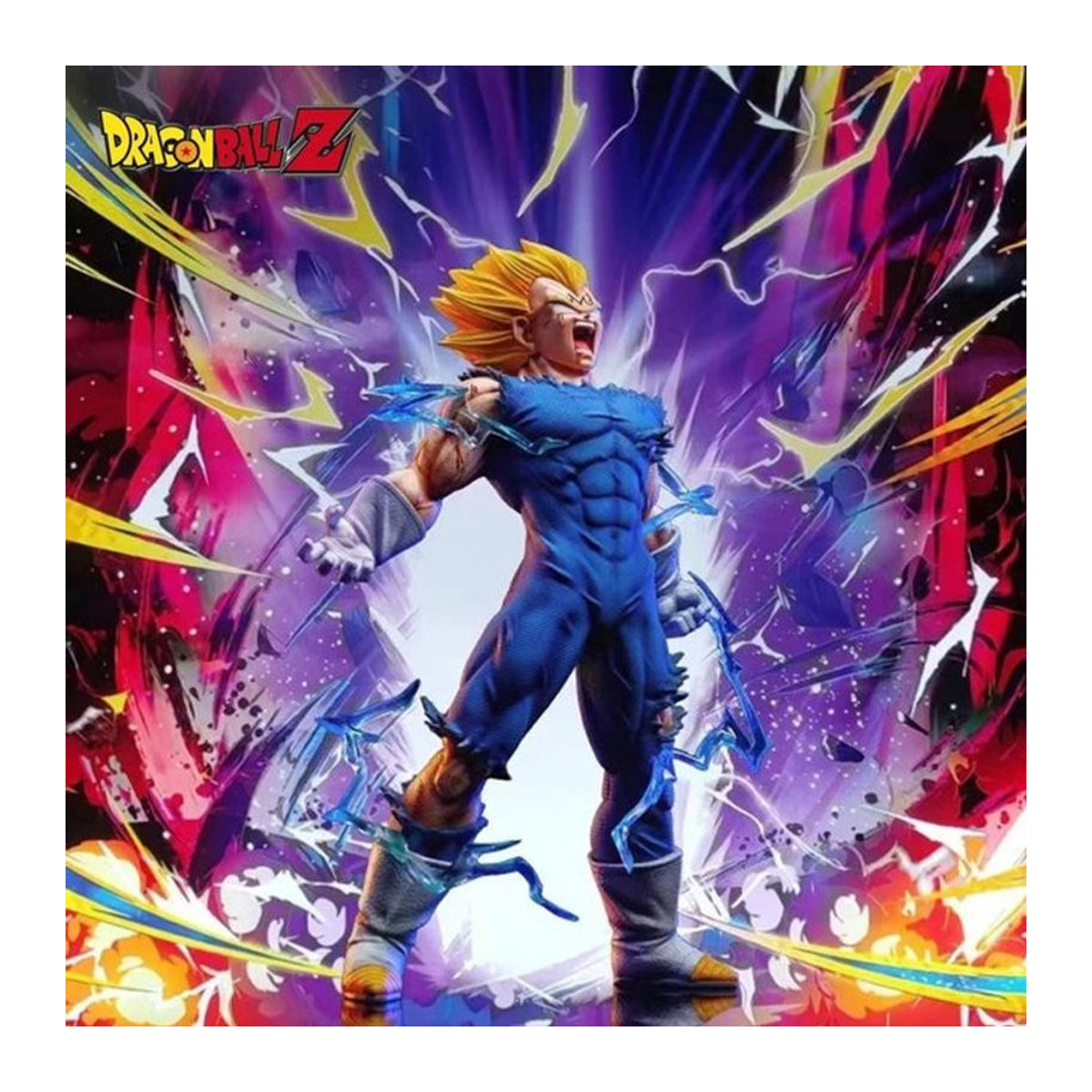 Bandai Dragon Ball Z Majin Vegeta Anime Figur aus PVC in Blau, Höhe: 27 cm - Bild 1