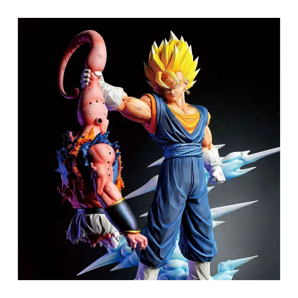 Bandai Dragon Ball Z Sammlerfigur Majin Buu vs. Vegetto PVC Statue, mehrfarbig, Höhe: 33 cm - Bild 5