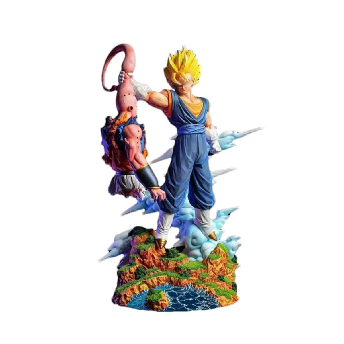 Bandai Dragon Ball Z Sammlerfigur Majin Buu vs. Vegetto PVC Statue, mehrfarbig, Höhe: 33 cm - Bild 6
