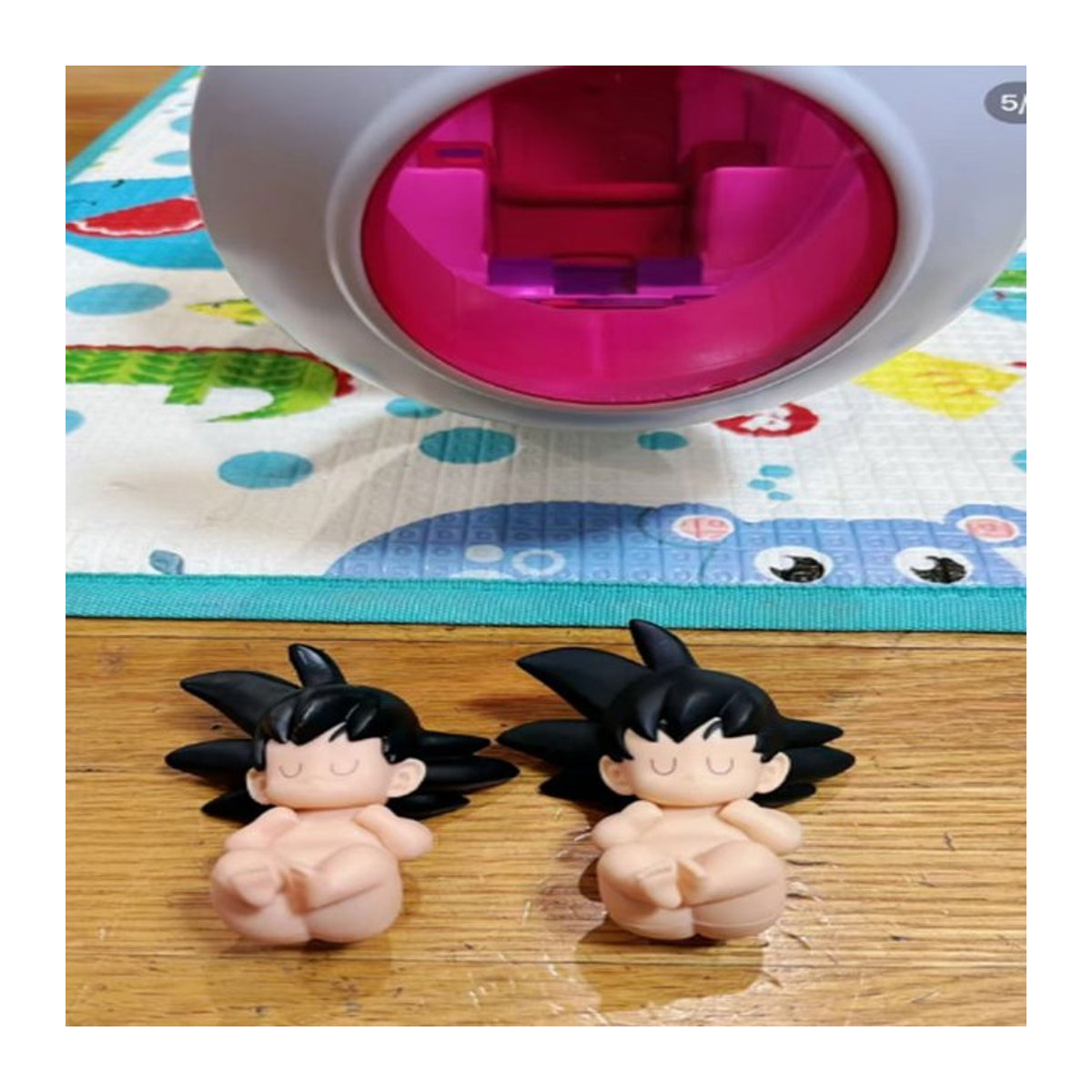 Bandai Dragon Ball Z Schlafender Son Goku Actionfigur aus Kunststoff, mehrfarbiges Sammlermodell für Kinder und zur Dekoration - Bild 1
