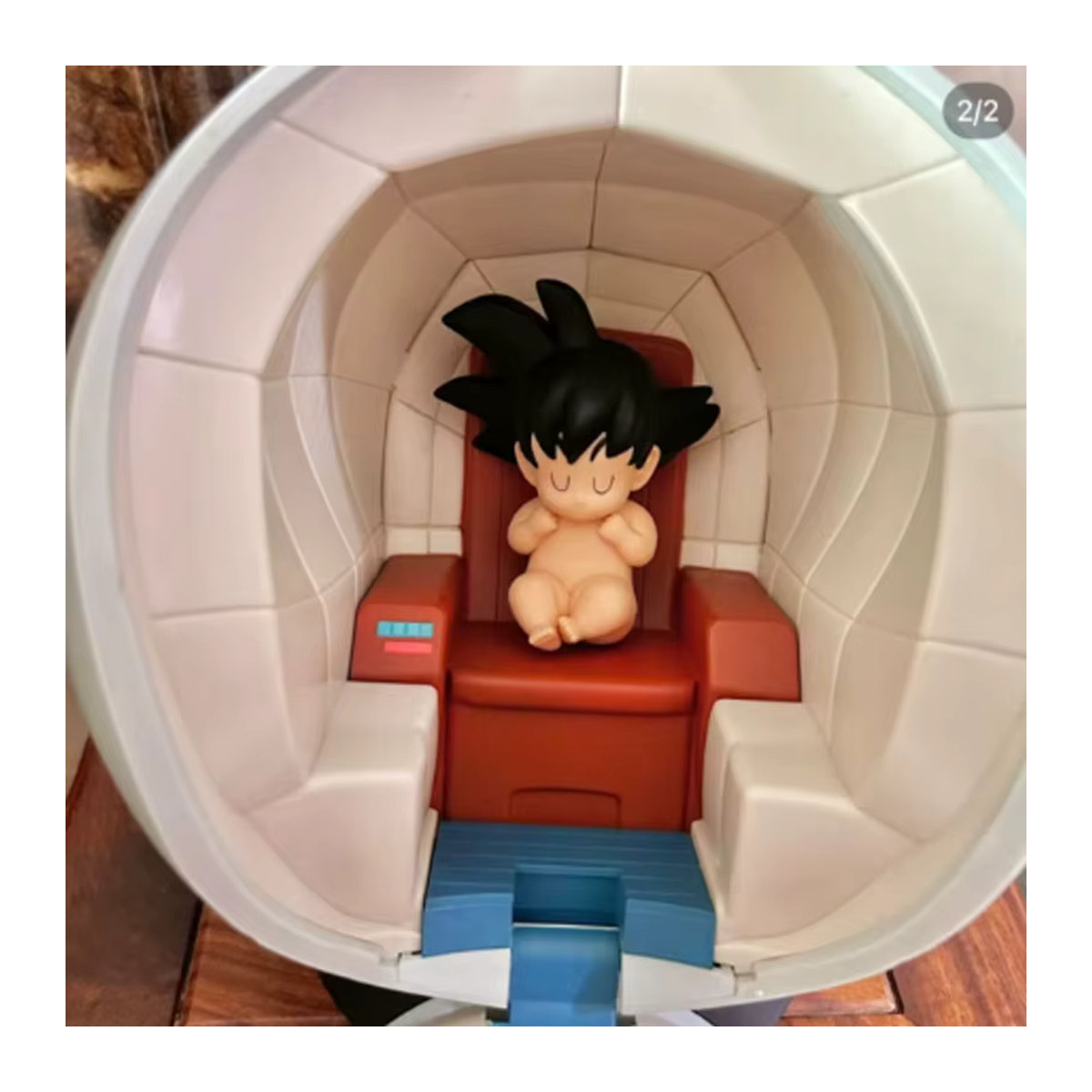 Bandai Dragon Ball Z Schlafender Son Goku Actionfigur aus Kunststoff, mehrfarbiges Sammlermodell für Kinder und zur Dekoration - Bild 5