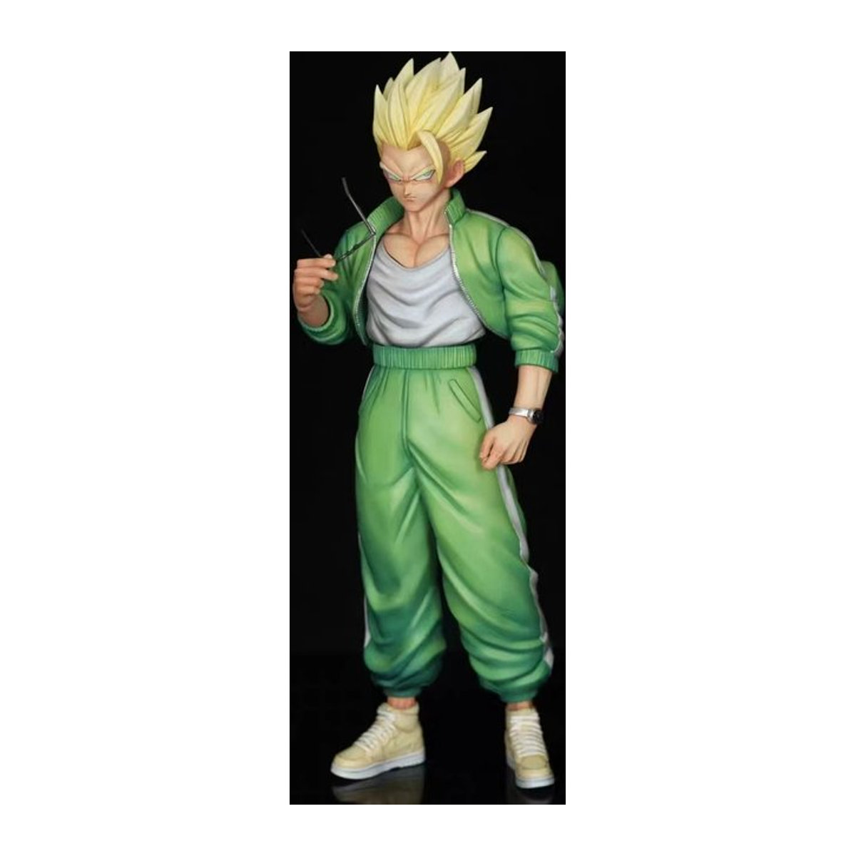 Bandai Dragon Ball Z Son Gohan Actionfigur Super Saiyan High School Gohan Sammlerfigur aus Kunststoff, mehrfarbig - Bild 1