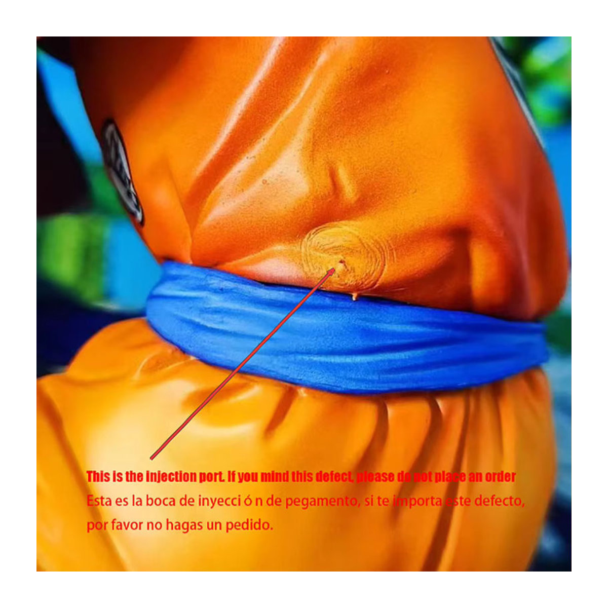 Bandai Dragon Ball Z Son Goku Actionfigur aus Kunststoff in Orange als Sammlerstück und Dekoration - Bild 4