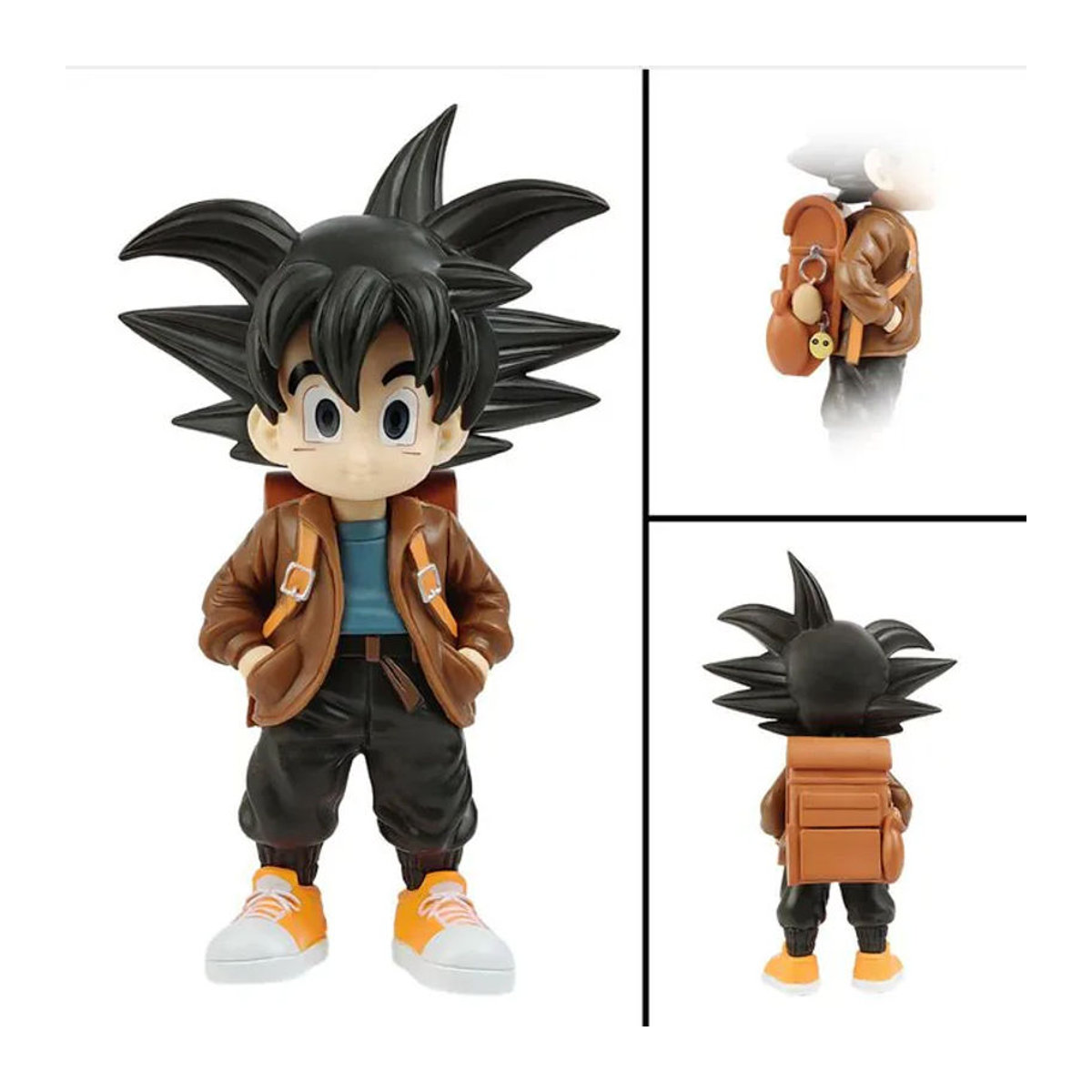 Bandai Dragon Ball Z Son Goku Actionfigur aus PVC als Telefonhalterung und Autodekoration, mehrfarbig, Höhe: 15 cm - Bild 1
