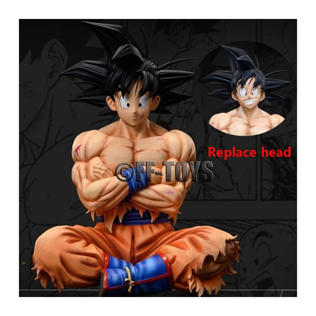 Bandai Dragon Ball Z Son Goku Actionfigur aus PVC, mehrfarbig, Höhe: 18 cm - Bild 1