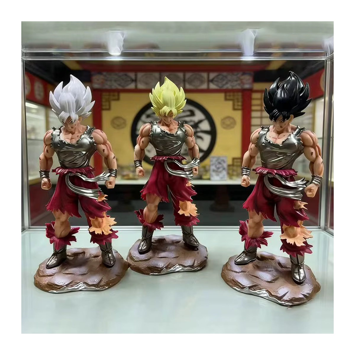 Bandai Dragon Ball Z Son Goku Actionfigur, mehrfarbige Anime Statue, Höhe: 22 cm - Bild 5