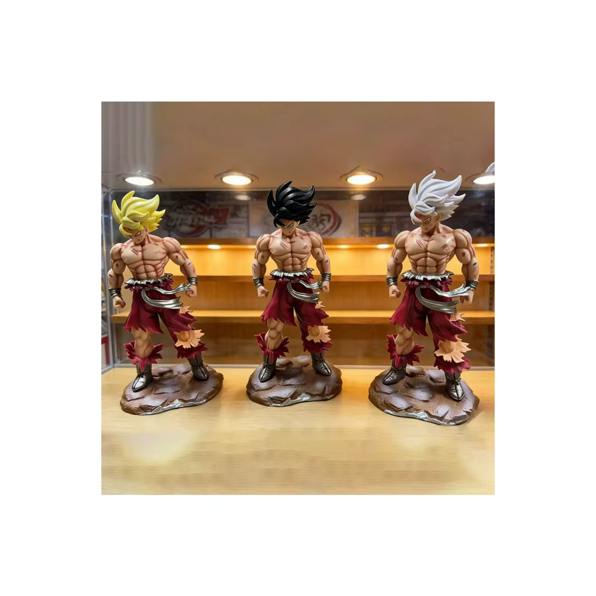 Bandai Dragon Ball Z Son Goku Actionfigur, mehrfarbige Anime Statue, Höhe: 22 cm - Bild 6