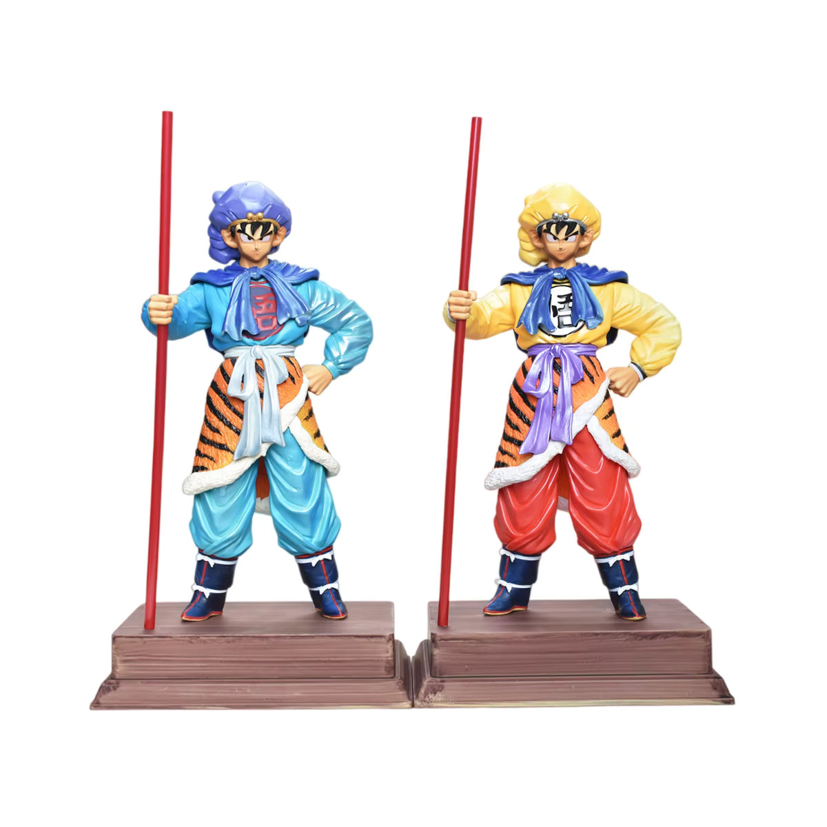 Bandai Dragon Ball Z Son Goku Actionfigur mit Tigerfell-Rock in Mehrfarbig, PVC-Statue für Sammler und Kinder - Bild 3