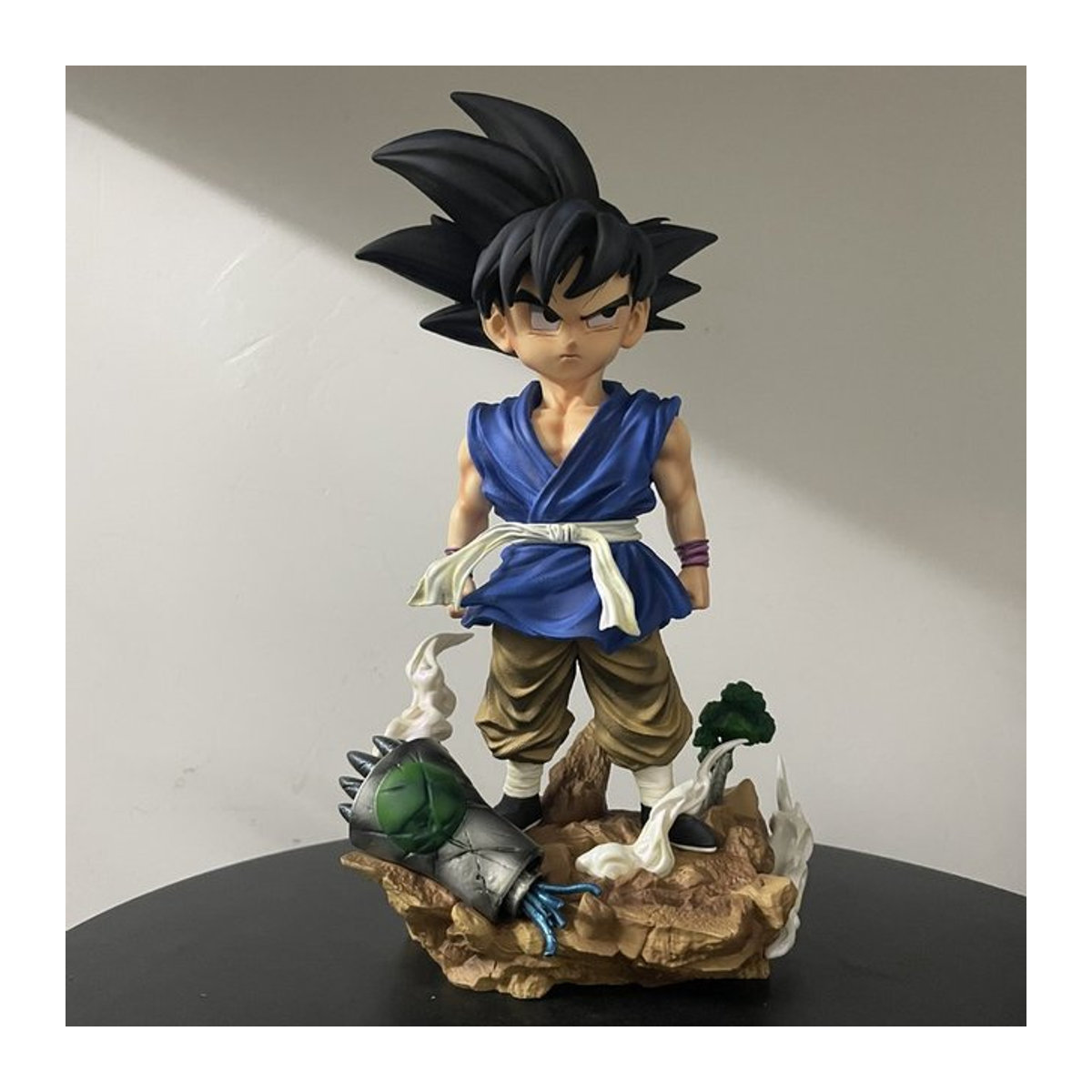 Bandai Dragon Ball Z Son Goku Actionfigur mit zwei Köpfen, DBZ SSJ Super Saiyajin Modell, mehrfarbig, Höhe: 26 cm - Bild 1