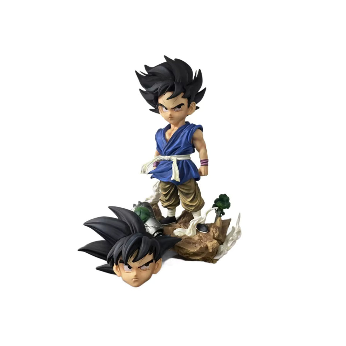 Bandai Dragon Ball Z Son Goku Actionfigur mit zwei Köpfen, DBZ SSJ Super Saiyajin Modell, mehrfarbig, Höhe: 26 cm - Bild 5