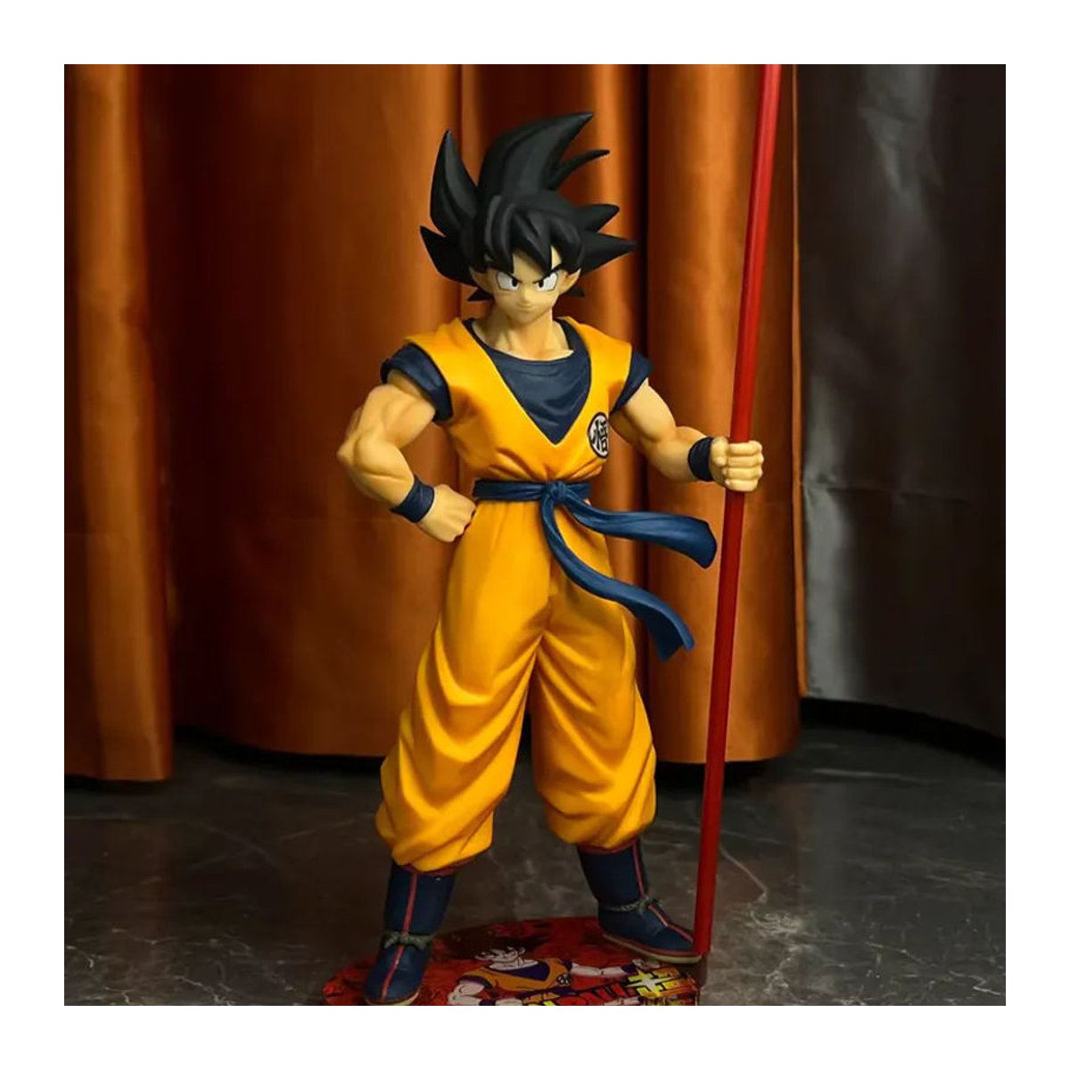 Bandai Dragon Ball Z Son Goku Anime-Figur Super the Movie Manga-Statue aus Kunststoff in Orange - Bild 2