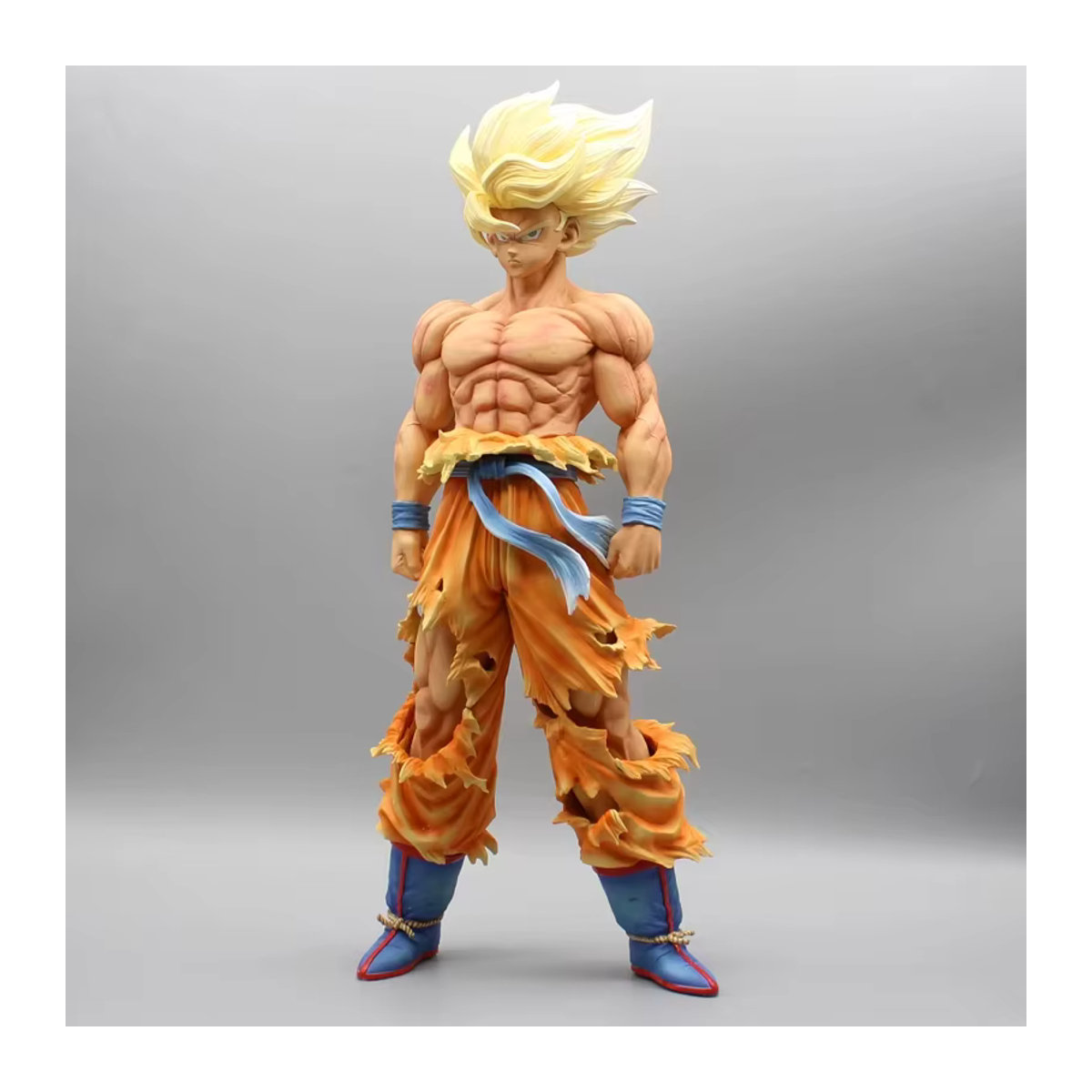 Bandai Dragon Ball Z Son Goku Namek Anime-Figur Super Saiyan Goku Statue aus Kunststoff, mehrfarbig, Höhe: 44 cm - Bild 2