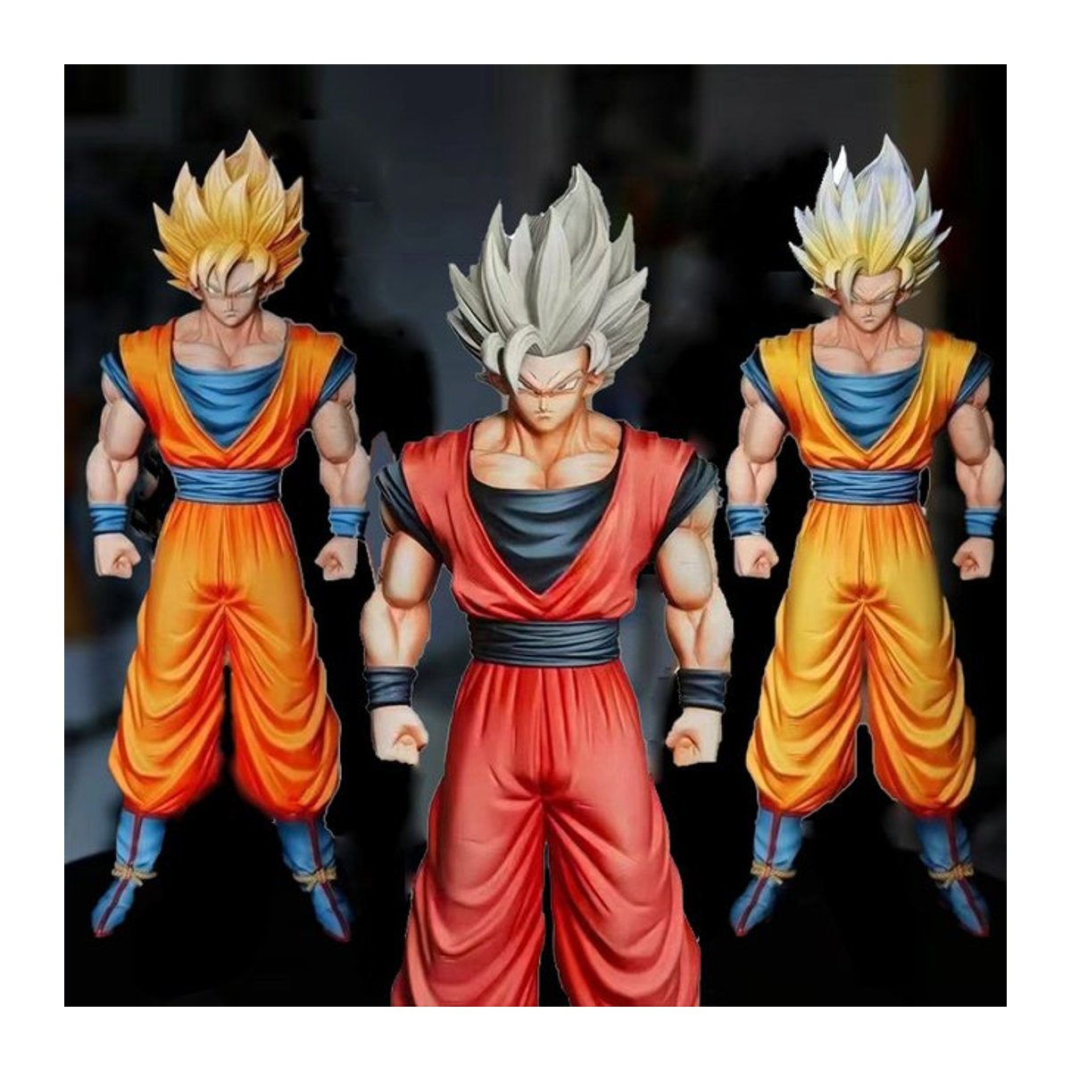 Bandai Dragon Ball Z Son Goku Super Saiyajin Actionfigur aus PVC, mehrfarbig, Höhe: 31,5 cm - Bild 1