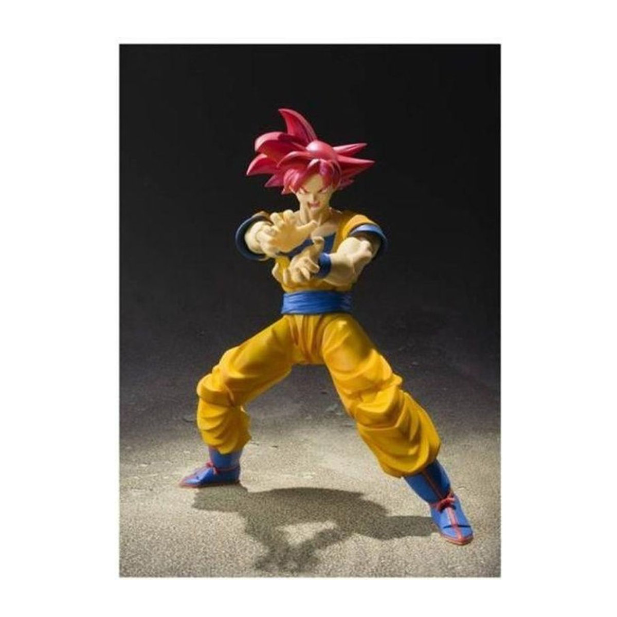 Bandai Dragon Ball Z Son Goku Super Saiyan God Figur aus Kunststoff, mehrfarbig, Höhe: 14 cm - Bild 1