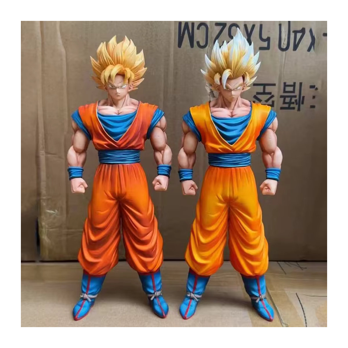 Bandai Dragon Ball Z Super Saiyajin 1 2 Anime Figur Kakarott Actionfigur, mehrfarbig, Höhe: 32 cm - Bild 2
