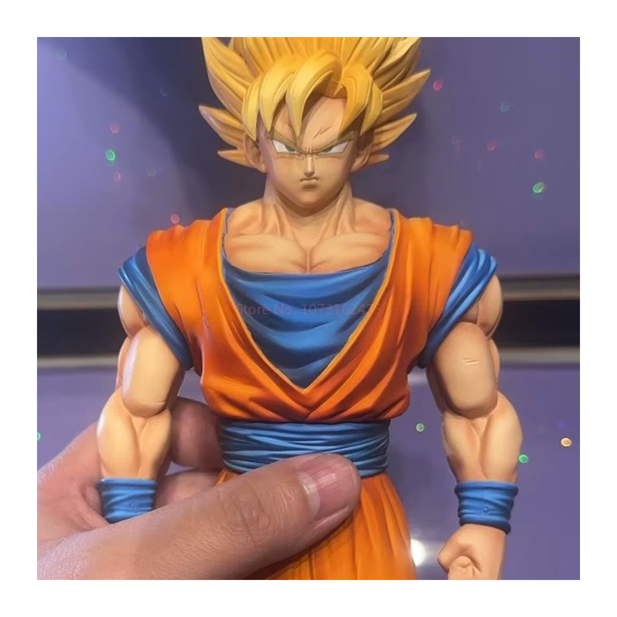Bandai Dragon Ball Z Super Saiyajin 1 2 Anime Figur Kakarott Actionfigur, mehrfarbig, Höhe: 32 cm - Bild 6