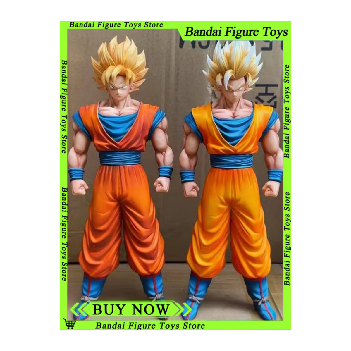Bandai Dragon Ball Z Super Saiyajin 1 2 Anime Figur Kakarott Actionfigur, mehrfarbig, Höhe: 32 cm - Bild 7