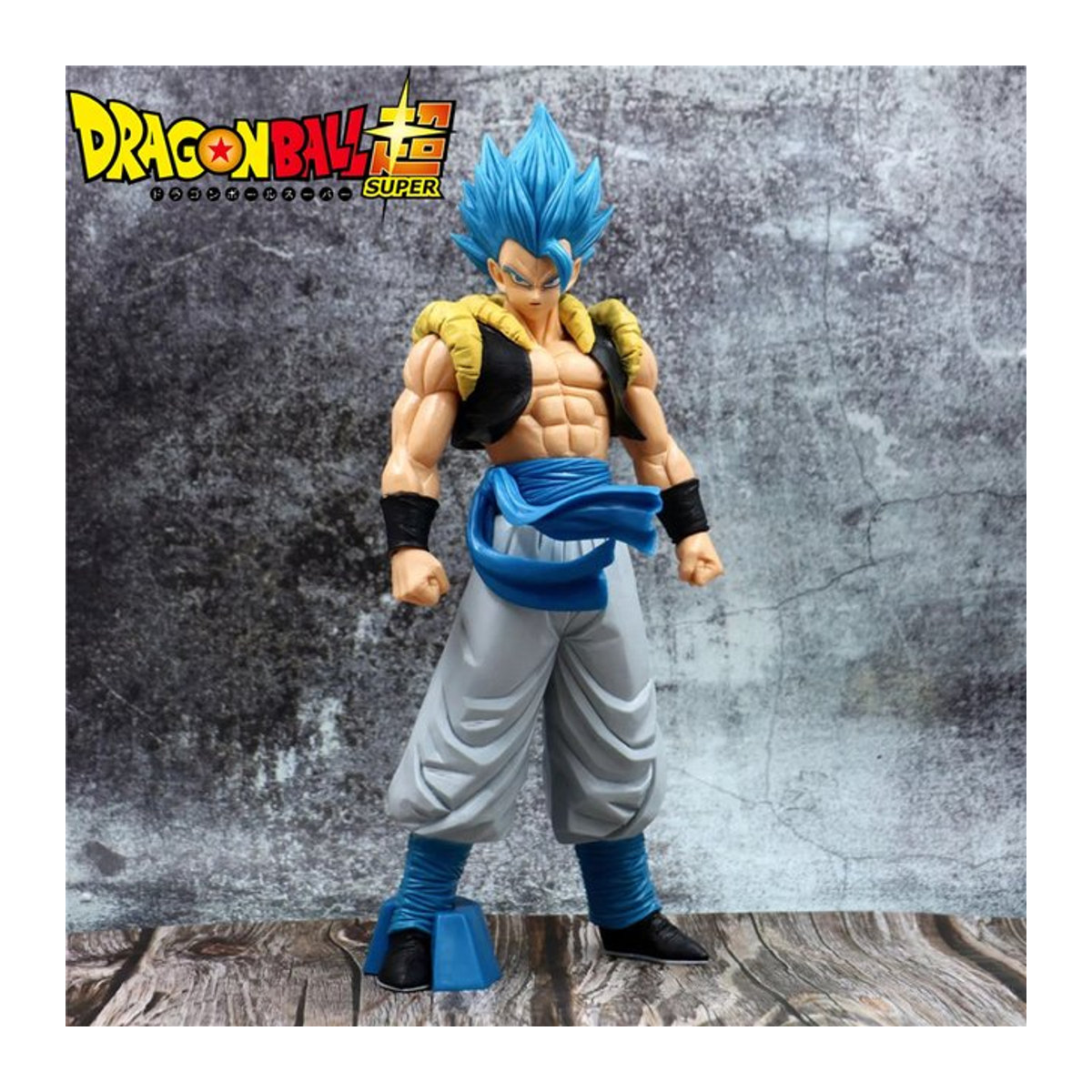Bandai Dragon Ball Z Super Saiyajin Blau Gogeta Anime Figur aus Kunststoff, Höhe: 31 cm - Bild 1