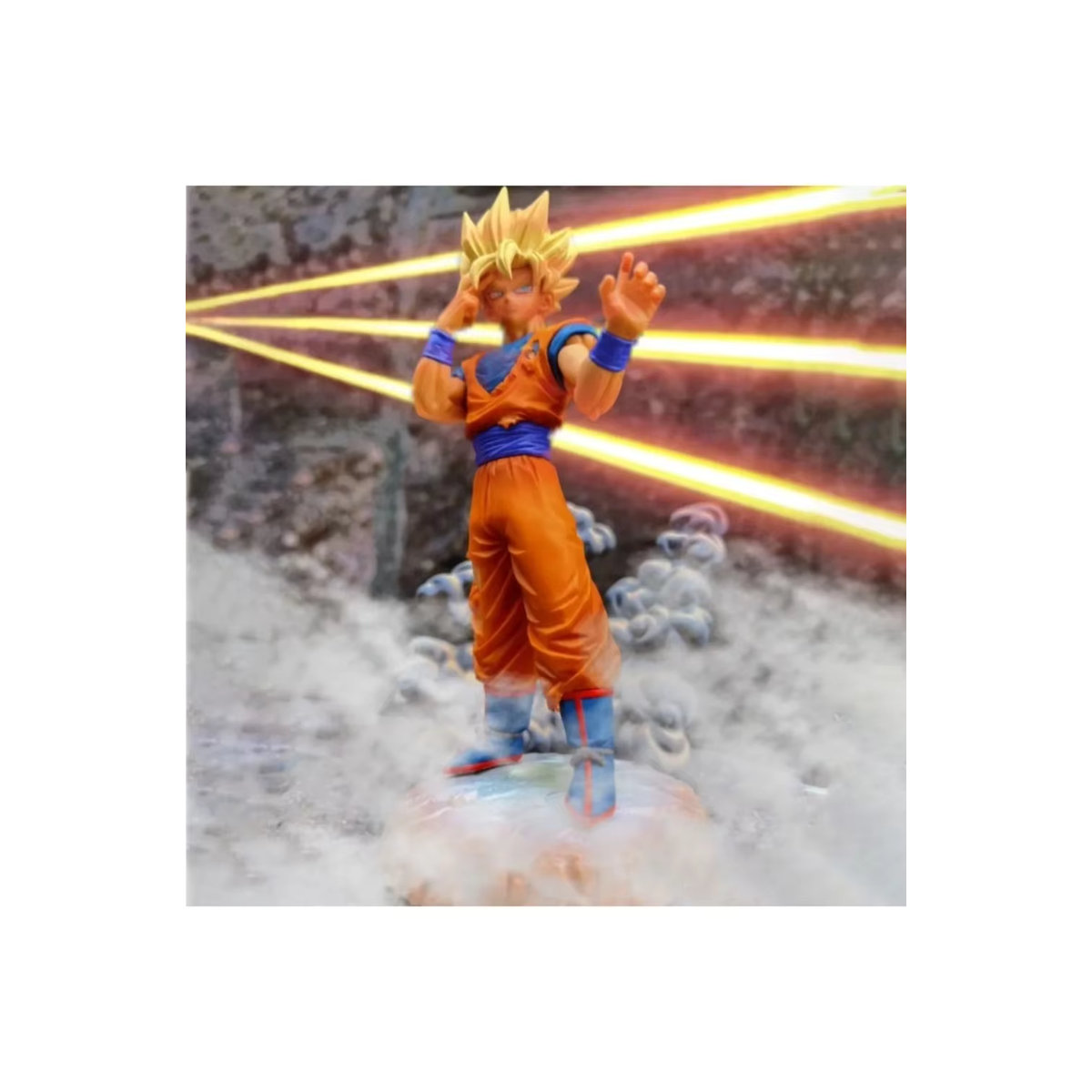 Bandai Dragon Ball Z Super Saiyajin Goku Actionfigur aus Kunststoff, mehrfarbig, Höhe: 15 cm - Bild 6