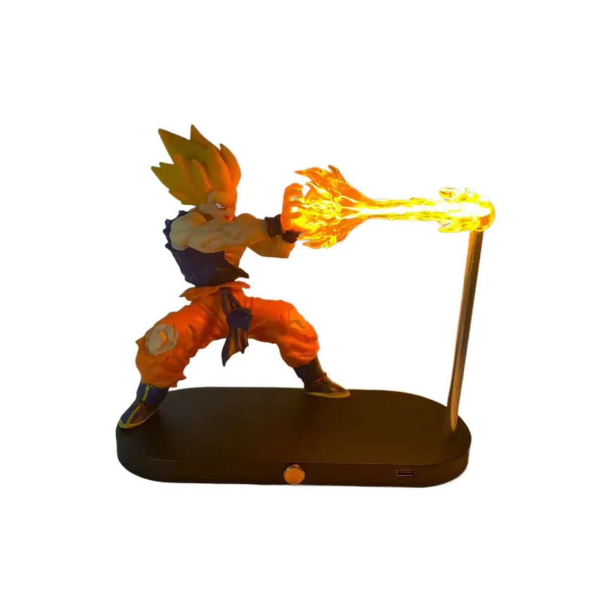 Bandai Dragon Ball Z Super Saiyajin Goku Kamehameha LED Nachtlicht Schwimmende Anime Figur in Mehrfarbig - Bild 2
