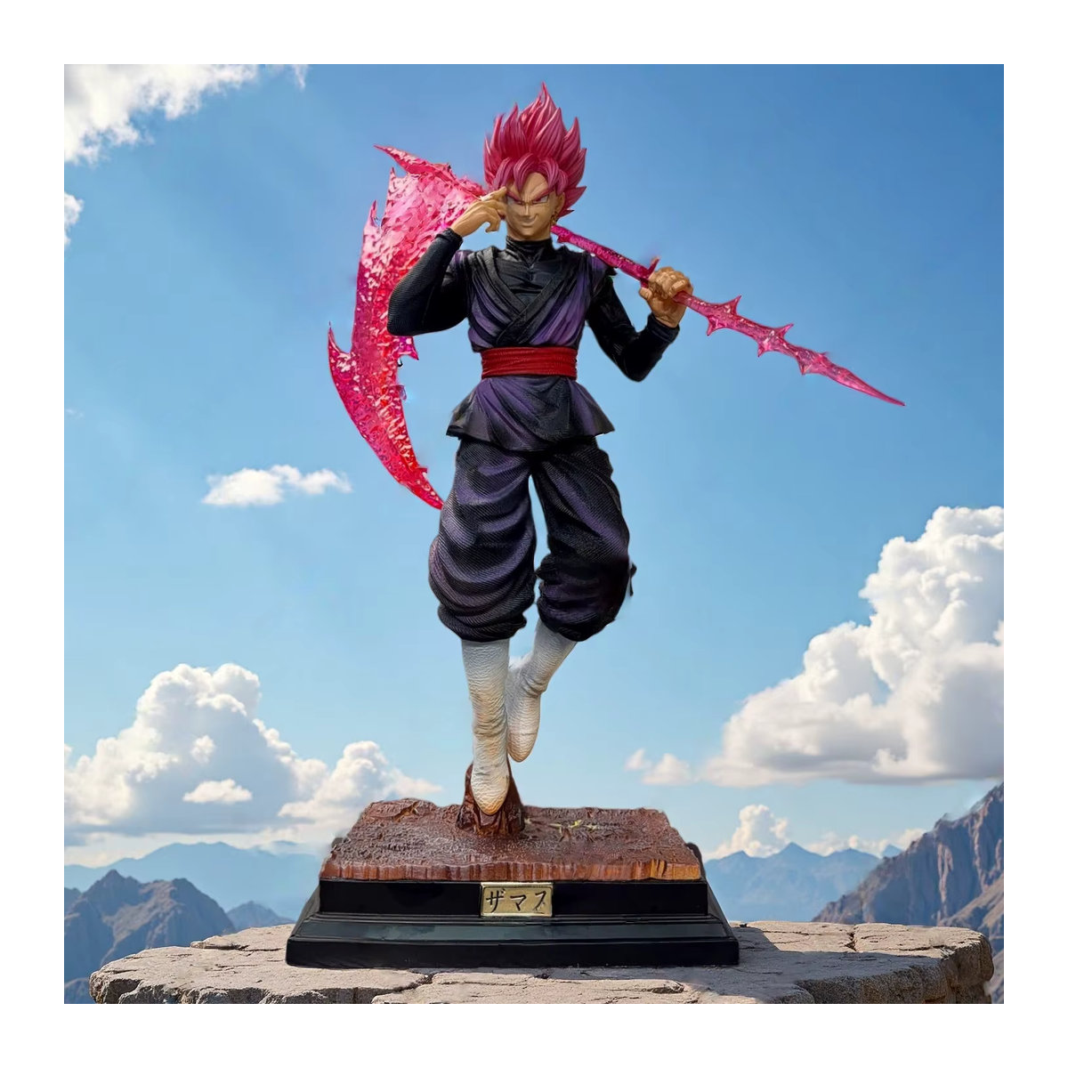 Bandai Dragon Ball Z Super Saiyajin Rose Son Goku Fullpower Anime-Figur in Rosa und Mehrfarbig, Höhe: 37 cm - Bild 1