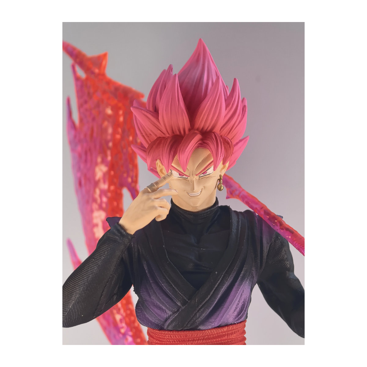 Bandai Dragon Ball Z Super Saiyajin Rose Son Goku Fullpower Anime-Figur in Rosa und Mehrfarbig, Höhe: 37 cm - Bild 2