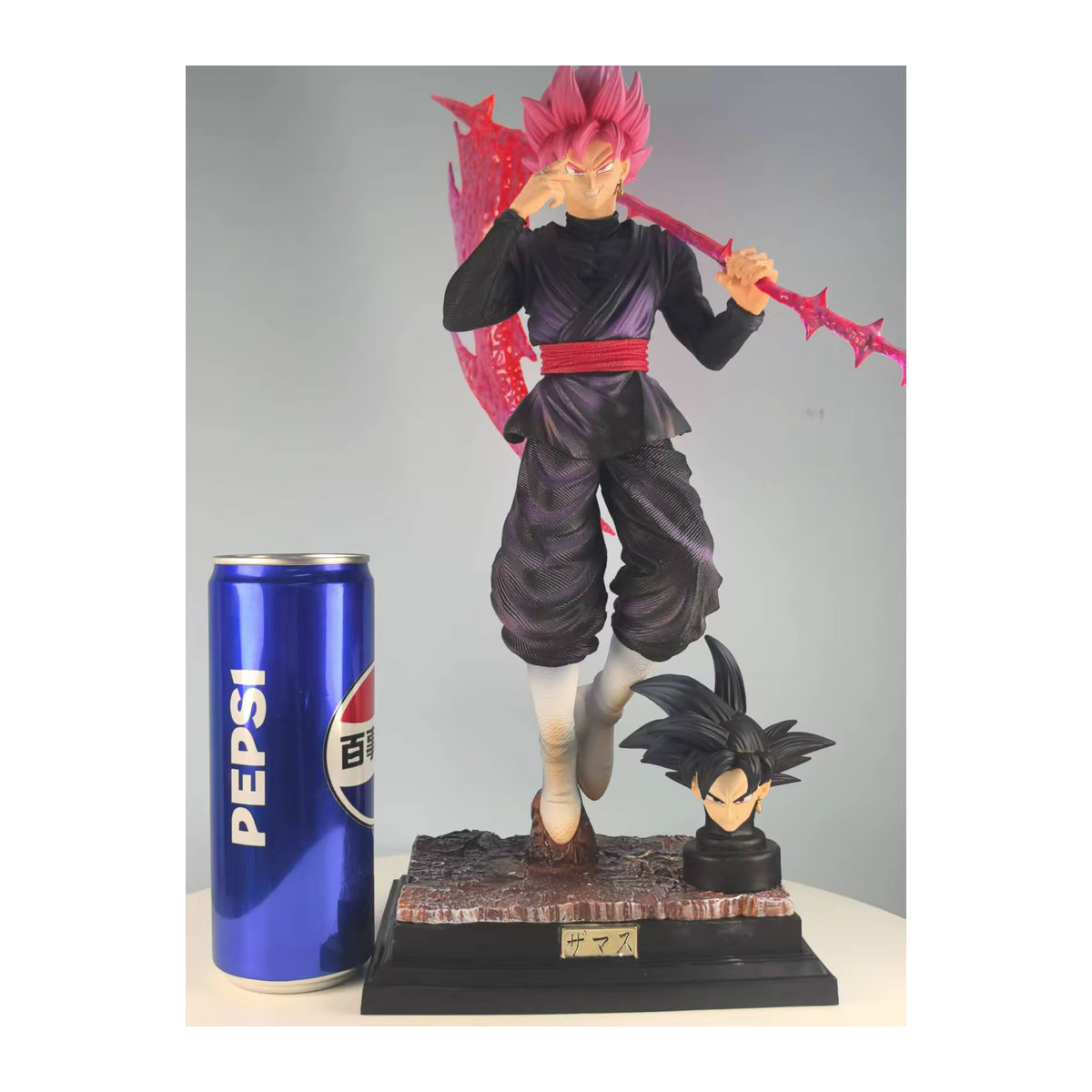 Bandai Dragon Ball Z Super Saiyajin Rose Son Goku Fullpower Anime-Figur in Rosa und Mehrfarbig, Höhe: 37 cm - Bild 4