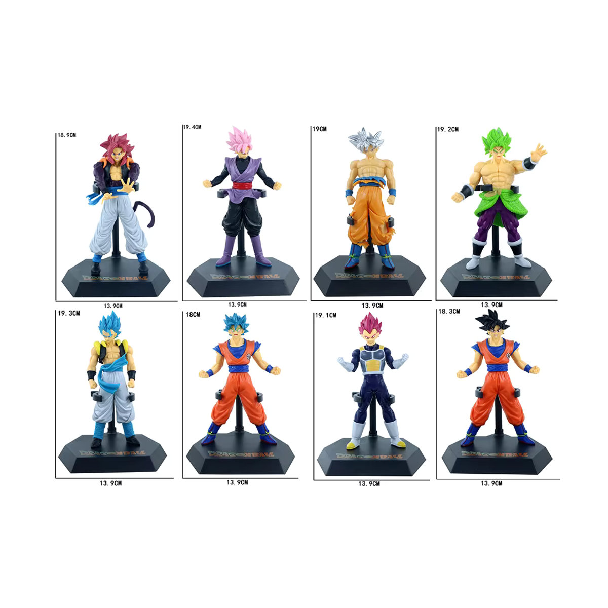 Bandai Dragon Ball Z Super Saiyan Anime-Figur Modell mehrfarbig Höhe: 18-20 cm - Bild 3