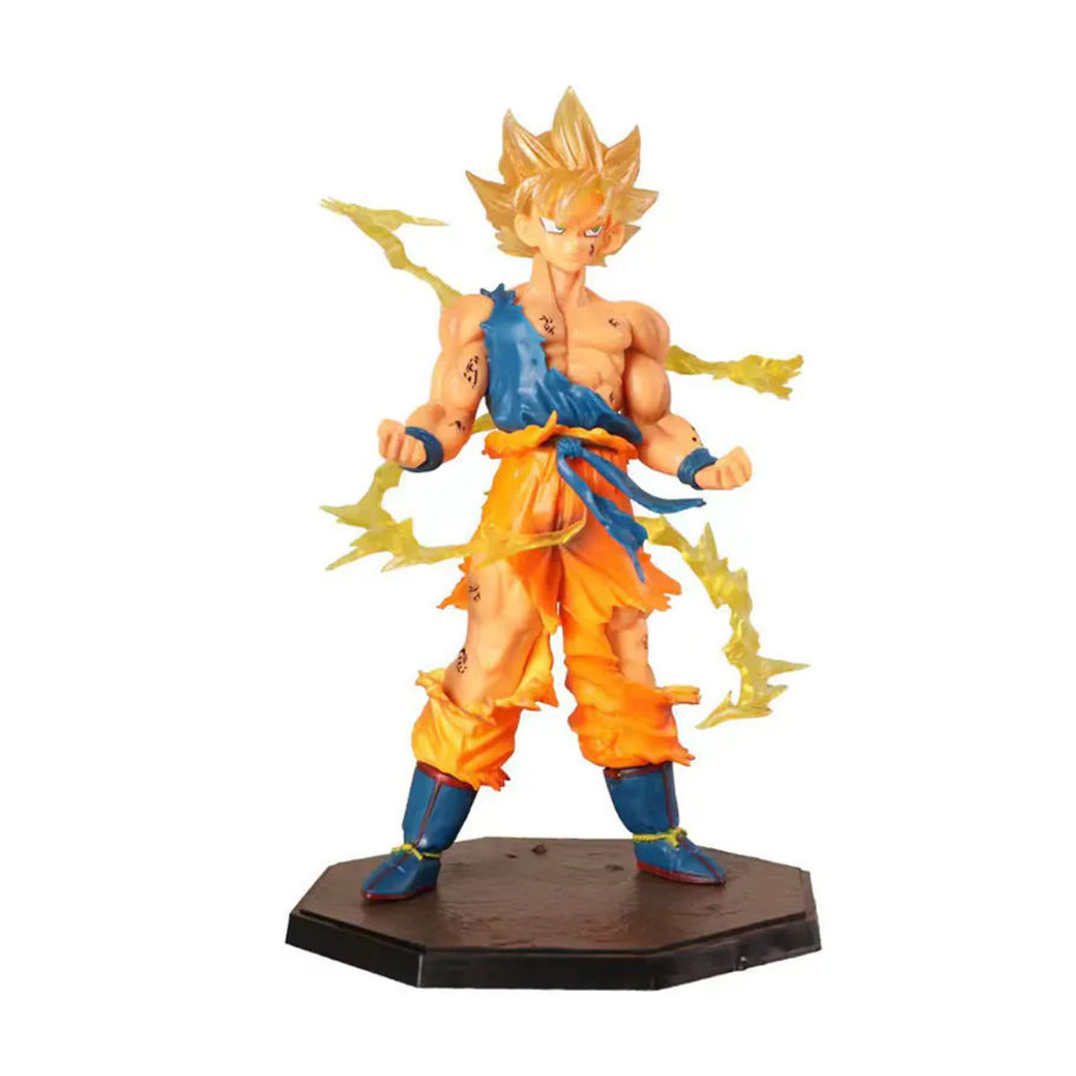 Bandai Dragon Ball Z Super Saiyan Goku Figur als mehrfarbige Anime-Modell Dekoration aus Kunststoff - Bild 3